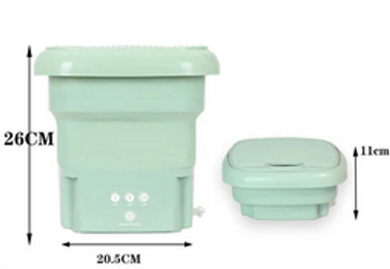 Lavatrice Portatile Pieghevole con Centrifuga Automatica